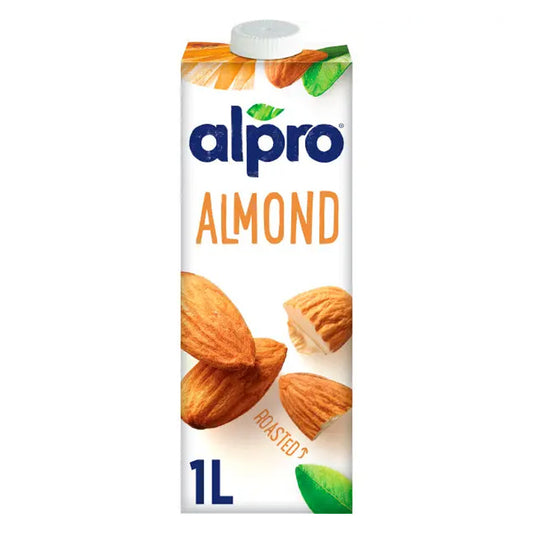 Alpro Almond Original 1 Liter, Pack of 8pcs