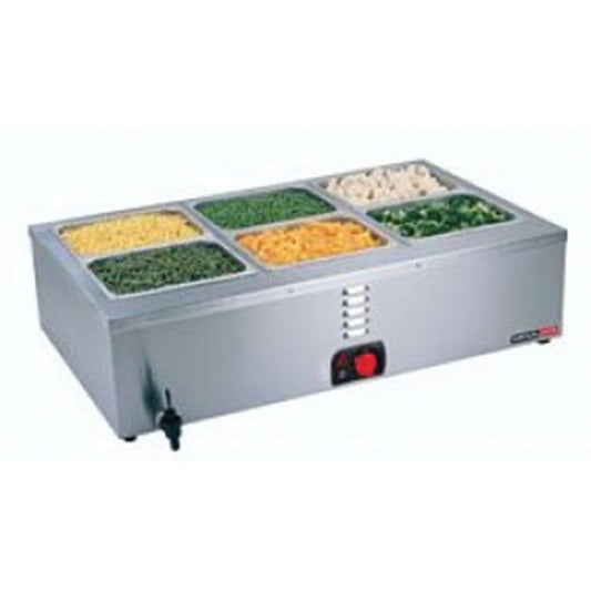 Anvil BMA0003 Table Top Electric Bain Marie with Easy Drainge Tap, 108x72.6x31 cm