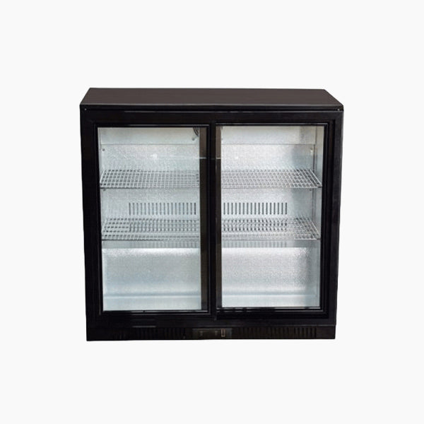 Gastrodomus BB2SD 2 Sliding Door Bar Cooler, 133 W