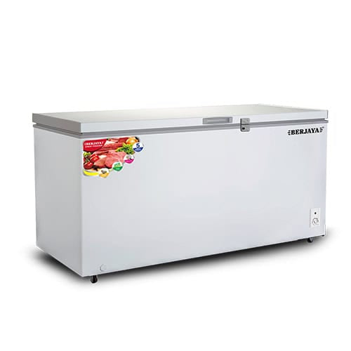 Berjaya BJY-CFSD500B-R2 Two Solid Door Chest Freezer, 148.5x69.5x82.5 cm
