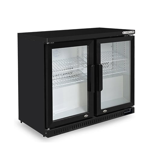 Berjaya BJY 2DBC198BS B Two Door Bar Cooler, 90x55x86 cm