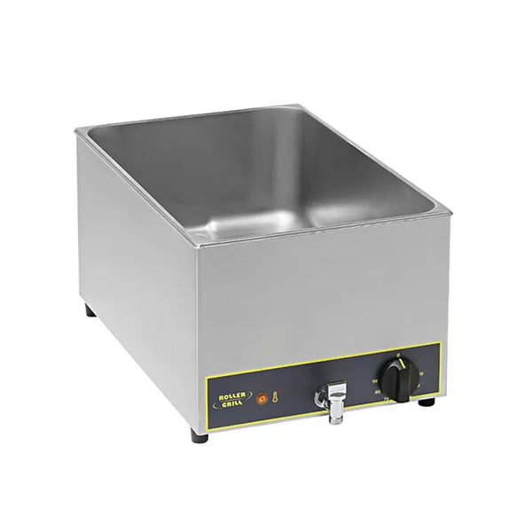 Roller Grill BM21 Double Bain-Marie With Draining Tap, 62.5 x 50.5 x 16.5 cm