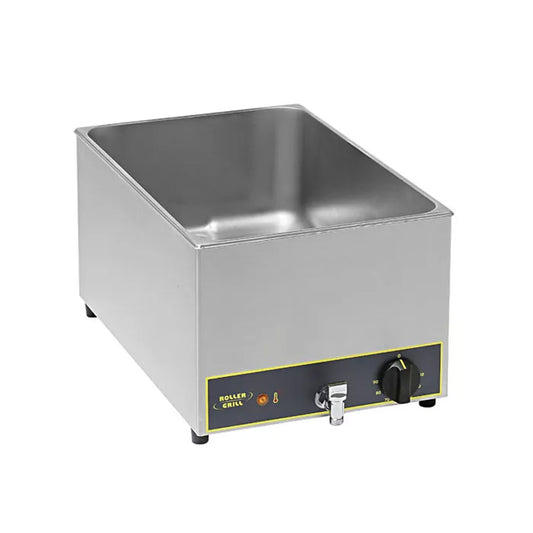 Roller Grill BM21 Double Bain-Marie With Draining Tap, 62.5 x 50.5 x 16.5 cm