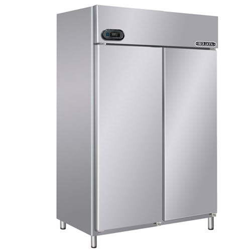 Berjaya BS 2FDUC/Z Two Full Door Stainless Steel Chiller, 130x77x206 cm