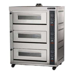 Berjaya BSP-G180-3PRM Gas Heated Baking Three Deck Oven, 134x99x177.7 cm