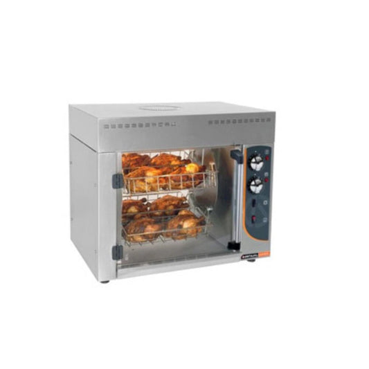 Anvil CGA0008 8 Bird Chicken Griller Stainless Steel with Chrome Plate Wire Basket, 74.5x51x56.7 cm