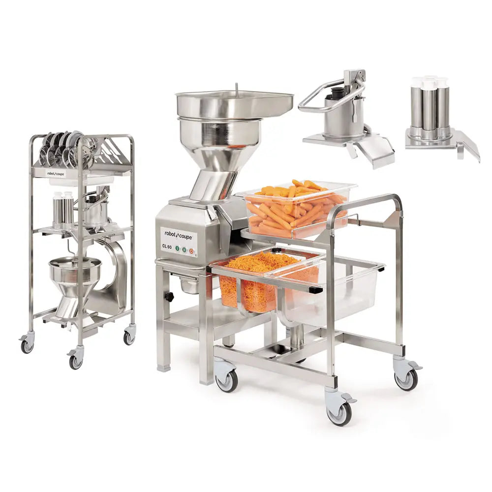 Robot Coupe CL60 Floor Standing Vegetable Preparation Machine, 375-750 rpm