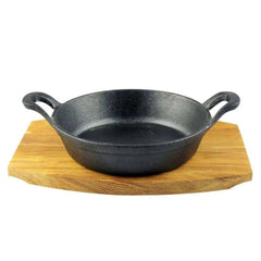 Kitchen Master COST05 Round Mini Sizzler Pan, 15.5cm