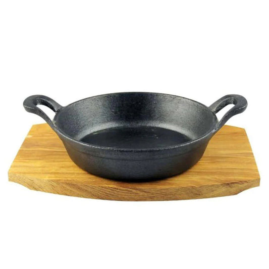 Kitchen Master COST05 Round Mini Sizzler Pan, 15.5cm