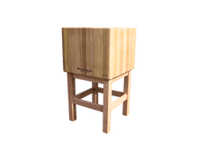 Euroceppi CU705020 Wooden Chopping Block, 70 x 50 x 20 cm