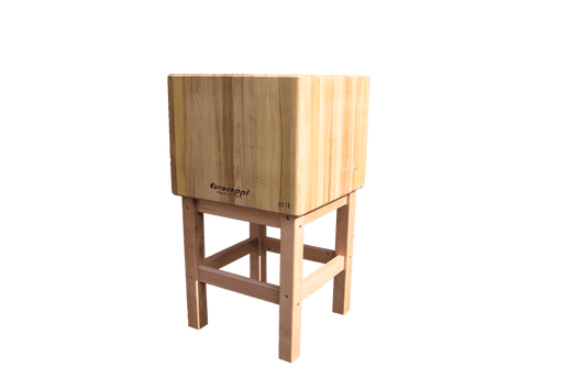 Euroceppi CU705020 Wooden Chopping Block, 70 x 50 x 20 cm