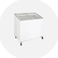 Klimasan D200DFSG-AC Frozen Food and Ice Cream Freezer, 72.5x63.5x89cm