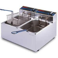 Berjaya DF 11D-17 Electrci Double Tank Fryer, 53.8x41.8x33.7 cm