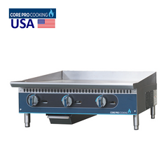Core Pro DI-EG36 Electric Grill, Smooth Plate, 12 kW, 91.4 x 87.3 x 39.4 cm