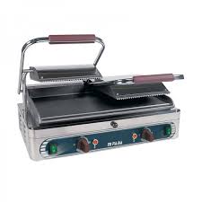Faba DL2 Double Sandwich Grill Ribbed Top & Smooth Bottom, 3600W