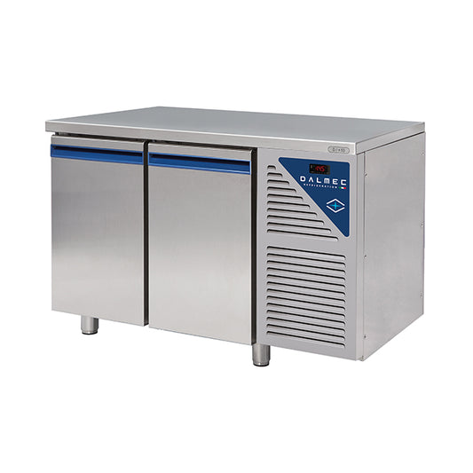 Dalmec PECT702ANAL Work Top Refrigerator Two Doors with Backsplash