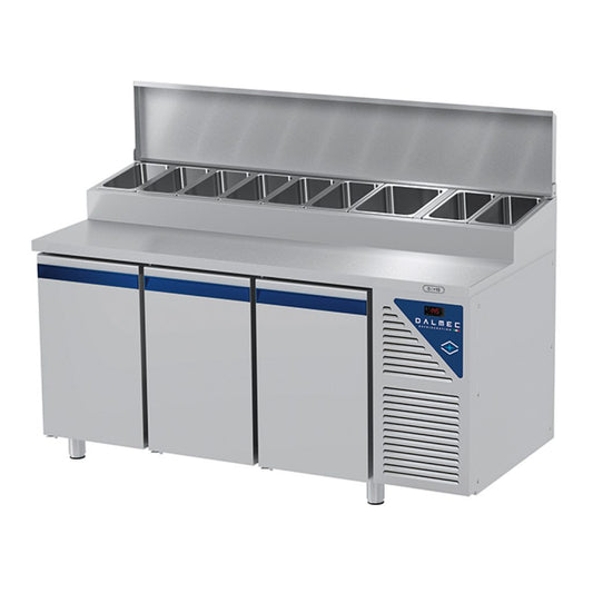 Dalmec PPCS703ANC Work Top Snack Refrigerator Three Doors