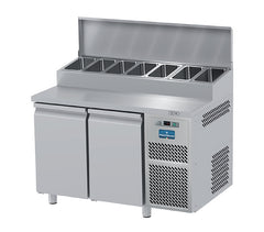 Dalmec PPCS704ANC Work Top Snack Refrigerator Four Doors