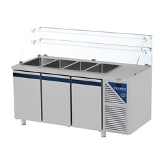 Dalmec PPSA703AN Saladette Three Doors