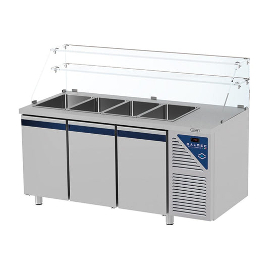 Dalmec PPSA703AN Saladette Three Doors