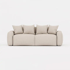Defure 2-Seater Straight Storage Large Sofa Bed 250 x 110 x 84 cm