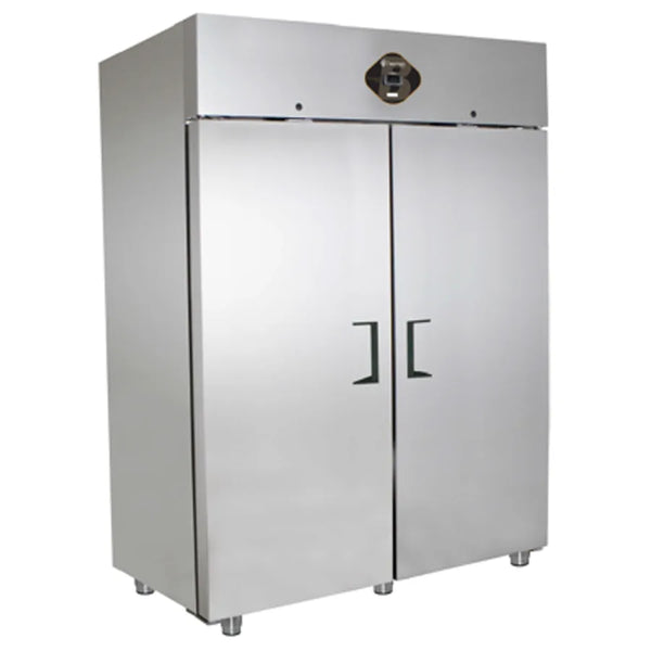 Desmon PBM14 S/S Upright Double Door Chiller, 144 x 80 x 212 cm
