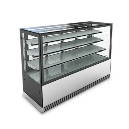 Heavy Duty Display Chiller with Rear Sliding Door, 900×740×1300 mm