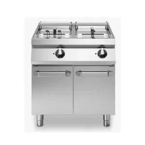 Modular R90/80FRER/2V13/P Electric Double Fryer on Cabinet, 13 + 13 Liters, 24 kW, 80 x 90 x 87 cm