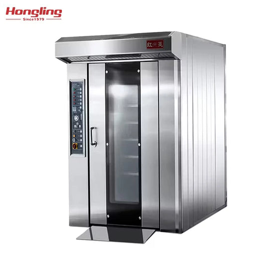 Rotary EB-100E Electric Rotary Oven, 16 + 16 Trays, 50 kW, 167 x 237 x 250 cm