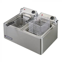 BAKBAR EC64 Countertop Electric Fryer, Capacity 8+8L Oil