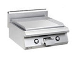 THS ET-TSRQPL Stainless Steel Heavy Duty Table Top Gas Operated Griddle, 60.9x66.6x41.2cm