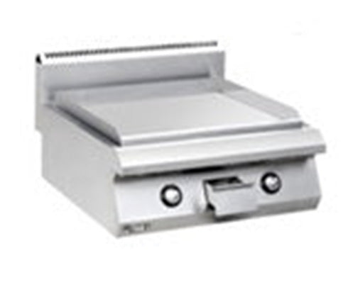 THS ET-TSRQPL Stainless Steel Heavy Duty Table Top Gas Operated Griddle, 60.9x66.6x41.2cm