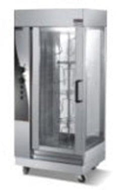 THS ET-YXD-206 Stainless Steel Heavy Duty Table Top Electric Operated Chicken Rotisserie, 67x55x158cm