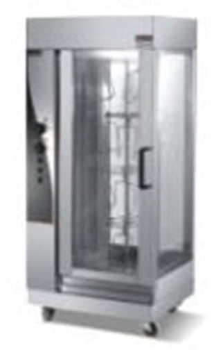 THS ET-YXD-206 Stainless Steel Heavy Duty Table Top Electric Operated Chicken Rotisserie, 67x55x158cm