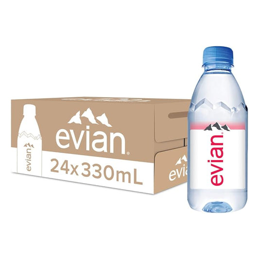 Evian Water 330ml, Pack of 24pcs x10