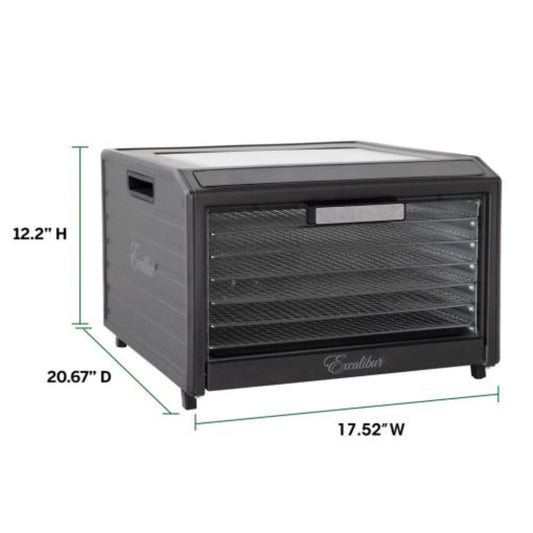 THS MEX10329 Excalibur 6 Tray Food Dehydrator, 53×44.50×31 cm