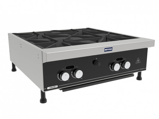 BIMG FGIM4BE Gas 4 Buners Stove Table Top, 70x76x30 cm