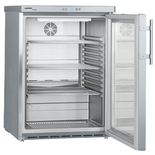 Liebherr FKUv 1663 Single Glass Door Undercounter Refrigerator, 60x61.5x85 cm