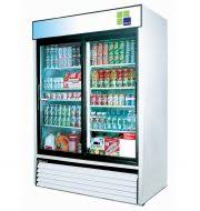 TURBO-AIR FRS-1300R Double Sliding Glass Door Chiller 1250 Litres, 142x74.5x201 cm