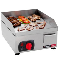 Anvil FTA0400 Flat Top Grill 400 with Splash Guard, 36x47x24 cm