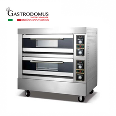 Gastrodomus 24E 2 Deck Electric Oven, 4 Trays, W 124 x D 81 x H 110 cm