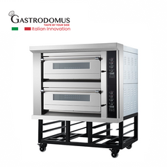 Gastrodomus 36GT 3 Deck Gas Oven With LCD Display, 6 Trays, 132 x 87 x 173 cm