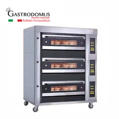 Gastrodomus 39ET 3 Deck Electric Oven, 9 Trays, 10 x 81 x 163 cm