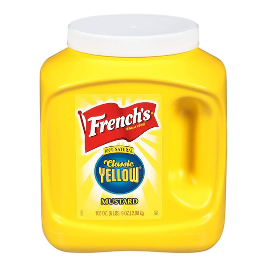 Frenchs Yellow Mustard, 105 Ounce 4 per case.
