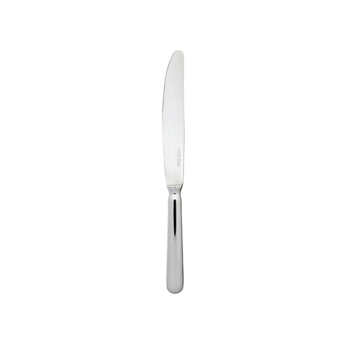 Furtino Baguette 18/10 Stainless Steel Table Knife 4 mm, Length 25 cm, Pack of 12 Pcs