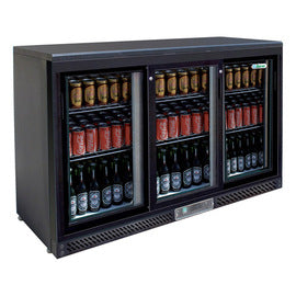 Gastrodomus G-BC3PS 3 Sliding Door Bar Cooler, 135 W