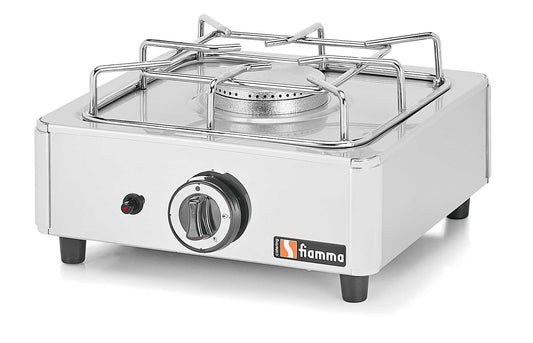 Fiamma GCT6 Single Burner Table Top Gas Stove, 38.5x48.5x20.5 cm
