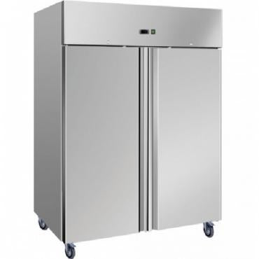 Cooltech GN1410TN Double Door Upright Chiller 1300 Ltr, 148x83x201 cm