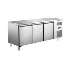 Symbol GN3100BT Stainless Steel Counter Freezer Three Door, 179.5x70x85cm