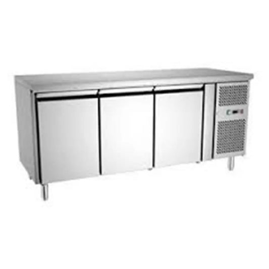 Symbol GN3100TN Stainless Steel Counter Chiller Three Door, 179.5x70x85cm